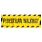 Signmission Pedestrian Walkway 18in Non-Slip Floor Marker, 16" x 16", FD-2-R-16-99830 FD-2-R-16-99830 - alternate 1